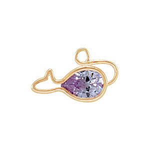 Mouse Cinch Bezel Dangle for Pear Center