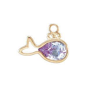 Whale Cinch Bezel Dangle for Pear Center