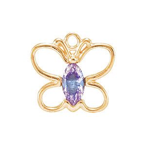 Butterfly Cinch Bezel Dangle for Marquise Center