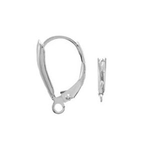 Diamond Cut Lever Back Earring