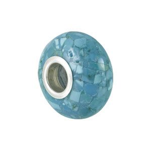 Kera&trade; Mosaic Turquoise Bead