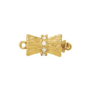 Double Cone Clasp with Crystals