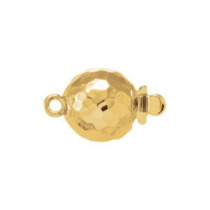 Round Textured Bead Clasp