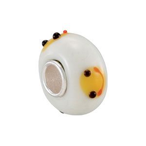 Kera&trade; Smiley Face Glass Bead
