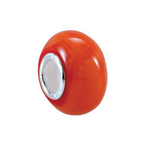 Kera&trade; Orange Glass Bead