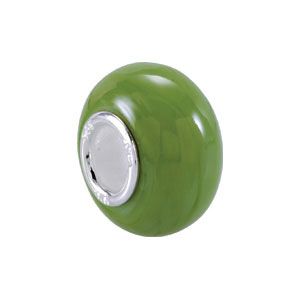 Kera&trade; Lime Green Glass Bead