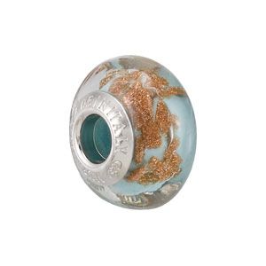 Kera&trade; Bella Viaggio Blue Glass Bead with Aventurina