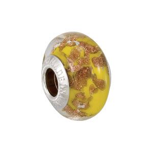 Kera&trade; Bella Viaggio Yellow Glass Bead with Aventurina 