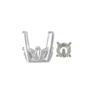 Cushion Scroll Setting&reg; for Earring Assembly