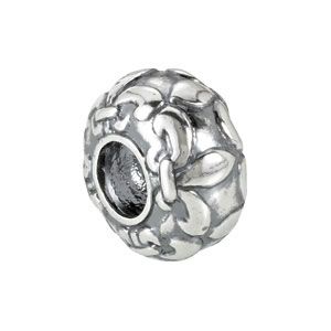 Kera&trade; Fleur-de-Lis Pattern Bead