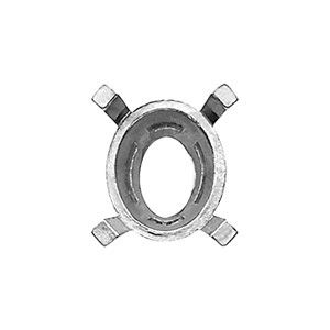 Oval 4-Prong Heavyweight Setting