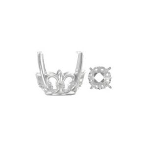 Round Fleur-de-lis Setting 