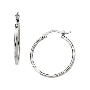 Round Tube Hoop Earring
