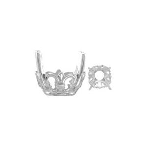 Antique Square Fleur-de-lis Setting 