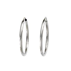 Plain Endless Wire Hoop Earring