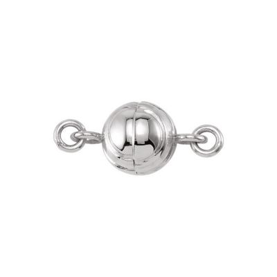 6.0mm Vermeil or Sterling Silver Magnetic Clasp