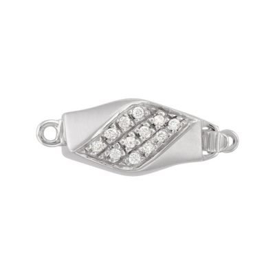 Cubic Zirconia Accented Clasp