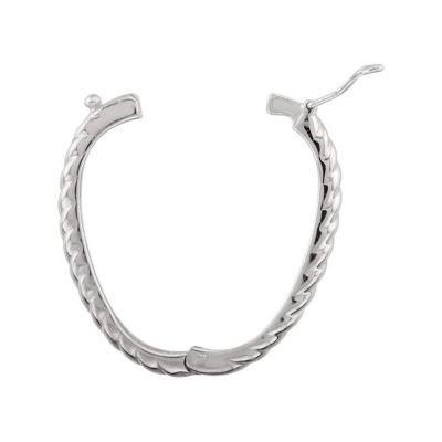 Oval Rope Pattern Pearl Shortner