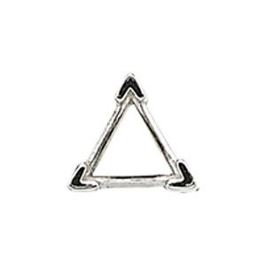 Triangle V-Prong Setting
