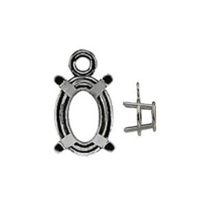 Oval Dangle Setting
