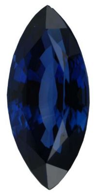 Marquise Genuine Blue Sapphire (Black Box)