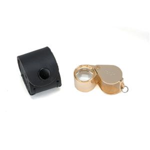 10X Gold 18mm Diamond-Cut Loupe