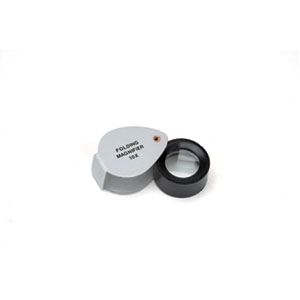 10X Economy Loupe with Aluminum Housing