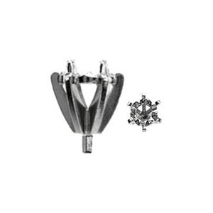 Round 6-Prong Illusion Peg Setting