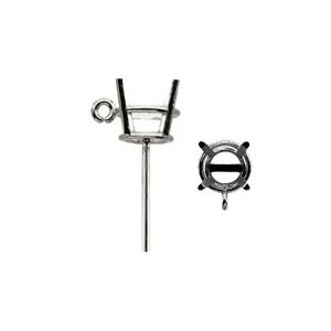 Round Earring Top with .030