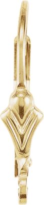 Fleur-de-lis Lever Back with Ring