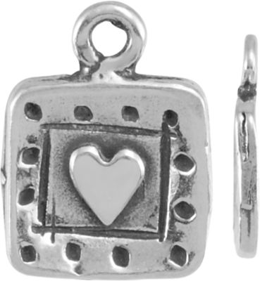 Heart Dangle with Square Frame