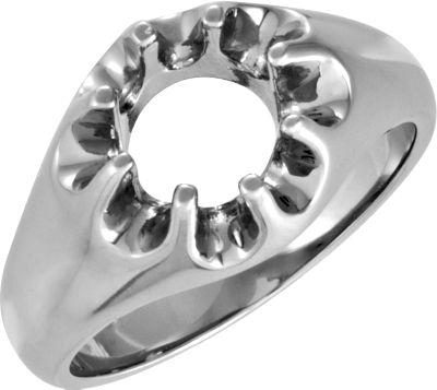 Men's Belcher Solitaire Ring Mounting