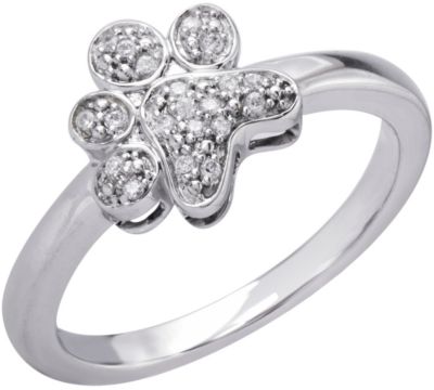 Tender Voices&reg; Animal Paw Print Ring