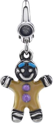 Gingerbread Man Charm with Enamel