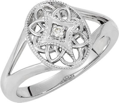 .025 ct tw Diamond Ring