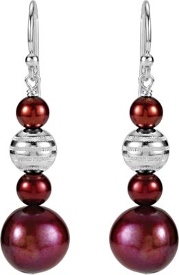 Freshwater Cultured Dyed Pearl Dangle Earrings