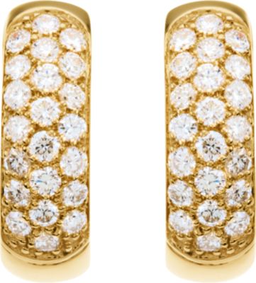 7/8 ct tw Diamond Hoop Earrings