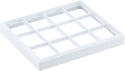 12 Pad Carefree Stackable Tray- White