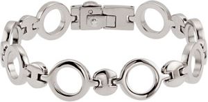 Amalfi&trade; Titanium Ladies Circle Bracelet