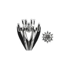 Round 6-Prong Cluster Shank Setting
