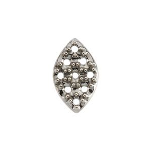  Marquise Shaped 9-Stone Cluster Top