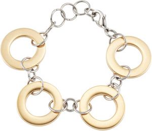 Stainless Steel Circle Link Bracelet