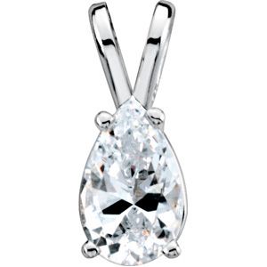 Pendant Mounting for Pear Shape Center