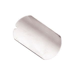 Military-Style Notched Dog Tag