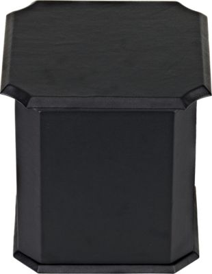 Black Leatherette Platform Display