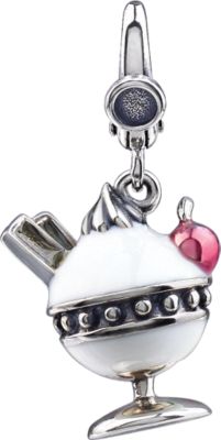 Enamel Ice Cream Sundae Charm