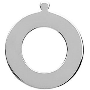 Hollow Circle with Jump Ring