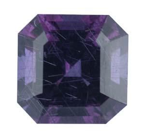 Modified Square Genuine Color Change Garnet (Black Box)