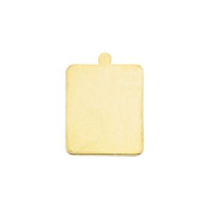 20.5 x 16.25 Rectangle with Round Edge & Jump Ring