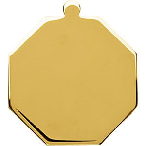 27mm Octagon with Jump Ring
